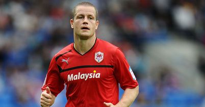 Helguson: At the double for Cardiff